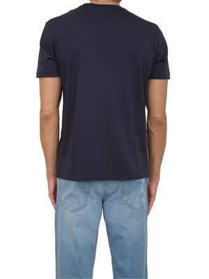 LIU JO T-shirt girocollo Liu-jo blu con logo in UOMO