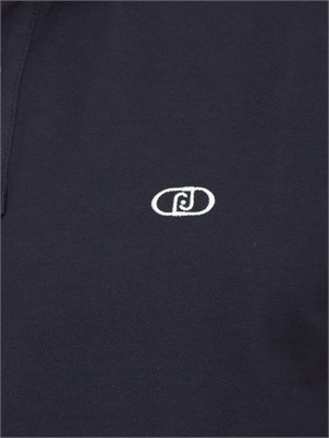 LIU JO Polo Liu-jo blu con con logo a contrasto in UOMO