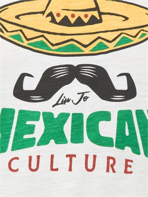 LIU JO T-shirt Liu-jo bianco con grafica stmapata in UOMO