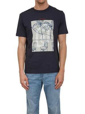 LIU JO T-shirt Liu-jo blu con stampa Cote d'Azur in UOMO