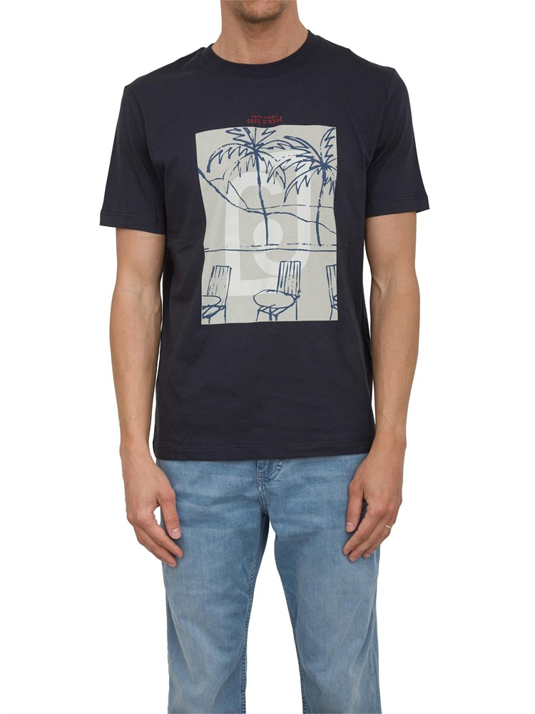 LIU JO T-shirt Liu-jo blu con stampa Cote d'Azur