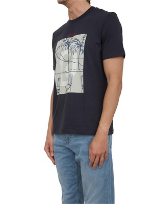 LIU JO T-shirt Liu-jo blu con stampa Cote d'Azur in UOMO