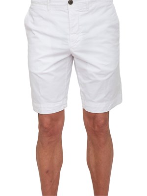 Bermuda Peuterey in cotone stretch bianco in UOMO