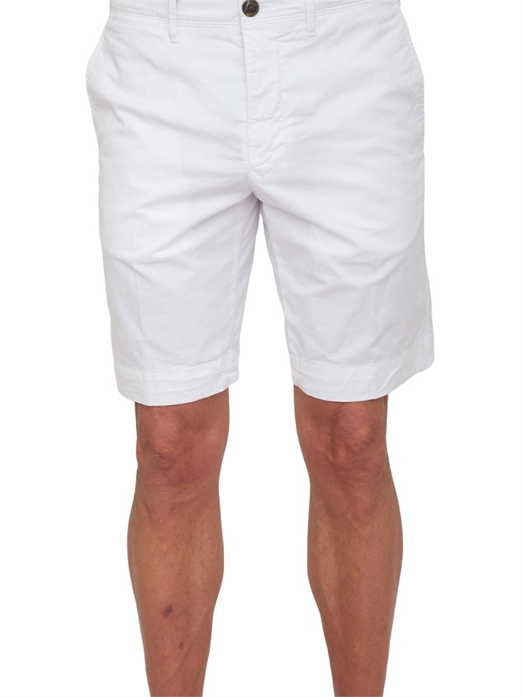 Bermuda Peuterey in cotone stretch bianco