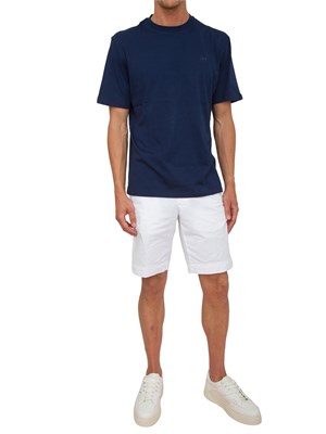 Bermuda Peuterey in cotone stretch bianco in UOMO