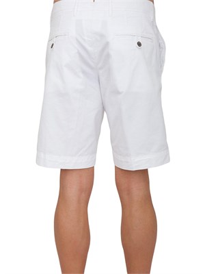 Bermuda Peuterey in cotone stretch bianco in UOMO