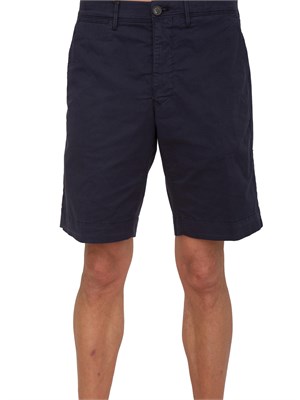 Bermuda Peuterey in cotone stretch blu in UOMO