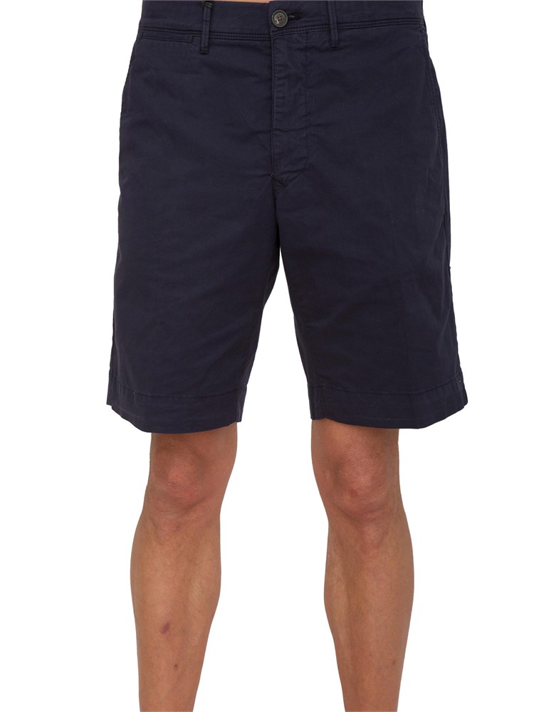 Bermuda Peuterey in cotone stretch blu