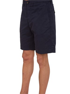 Bermuda Peuterey in cotone stretch blu in UOMO
