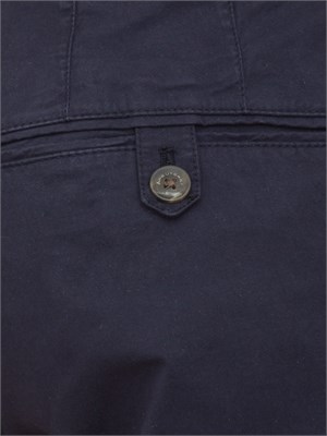 Bermuda Peuterey in cotone stretch blu in UOMO