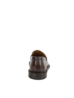 Mocassino uomo Doucal's in pelle marrone in UOMO