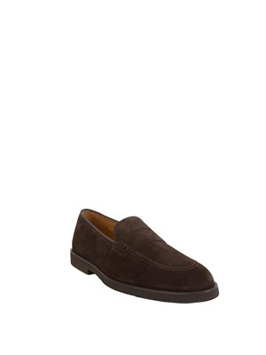 Mocassino uomo Doucal's in suede marrone in UOMO