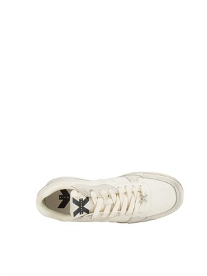 Sneaker uomo Richmond X in pelle avorio in UOMO