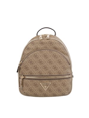 Zaino donna Guess Jeans pelle ecologica con stampa logo 4G all over in DONNA