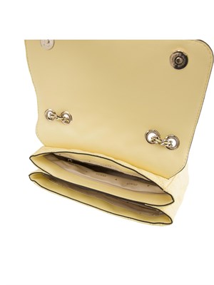 Borsa a tracolla Guess Jeans in similpelle trapuntata gialla in DONNA