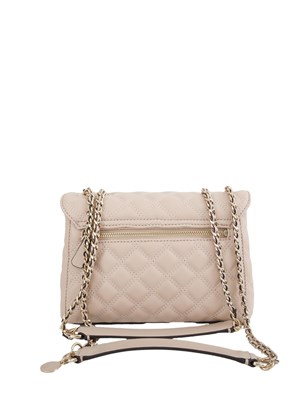 Borsa a tracolla Guess Jeans in similpelle trapuntata rosa cipria in DONNA