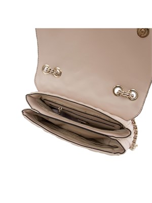 Borsa a tracolla Guess Jeans in similpelle trapuntata rosa cipria in DONNA