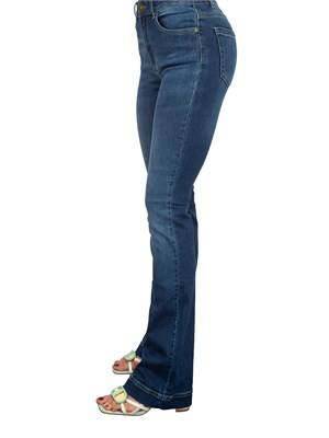 Jeans cinque tasche Nenette vita alta e gamba svasata in DONNA