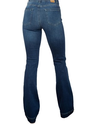 Jeans cinque tasche Nenette vita alta e gamba svasata in DONNA