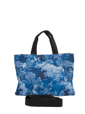 Shopping bag Liu Jo donna in denim con stampa floreale in DONNA