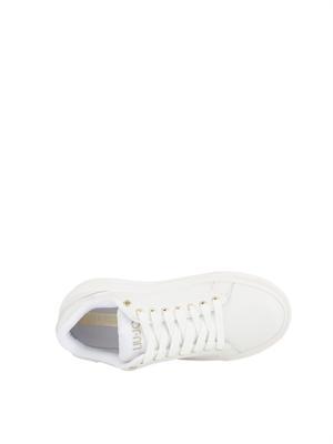 Sneakers bianche Liu Jo con logo rilievo tono su tono in DONNA