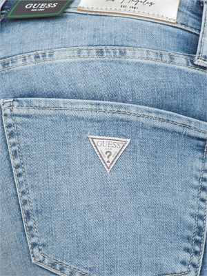 Jeans 5 tasche Guess Jeans donna lavaggio medio effetto used in DONNA