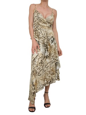 Abito asimmetrico Guess by Marciano con stampa animalier in DONNA