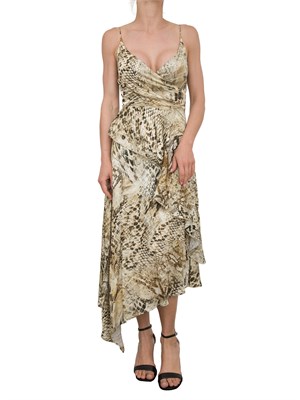 Abito asimmetrico Guess by Marciano con stampa animalier in DONNA