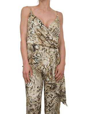 Top animalier Guess by Marciano in viscosa in DONNA