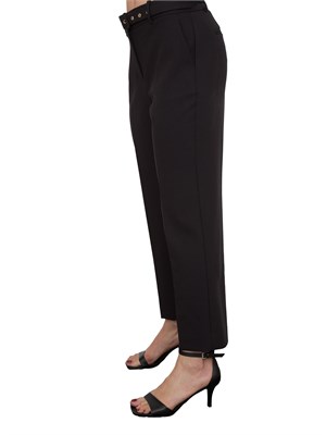 Pantalone elegante nero Kocca stile minimal con cintura in DONNA