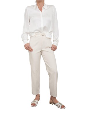 Pantalone elegante avorio Kocca stile minimal con cintura in DONNA