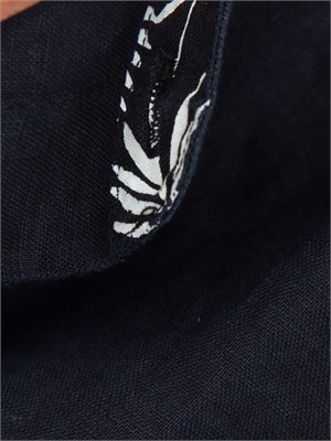 LIU JO Camicia coreana Liu-jo blu in lino in UOMO