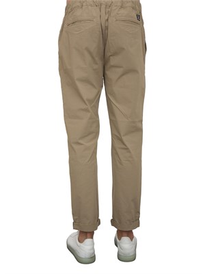 Pantalaccio Aiace Galassi in popeline di cotone taupe in UOMO
