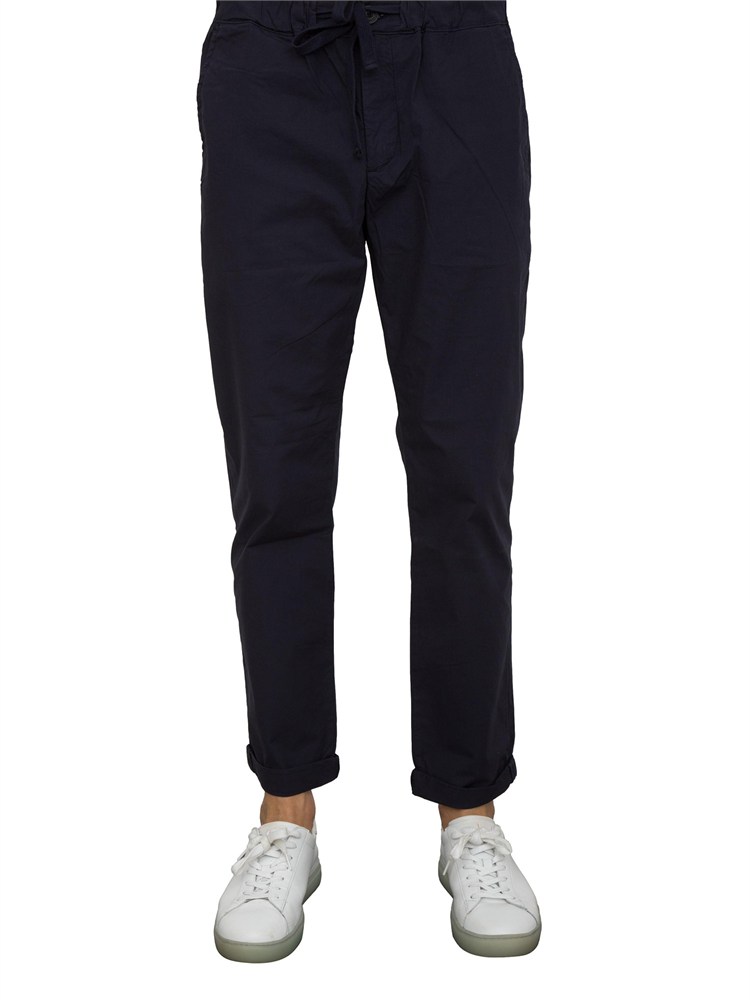 Pantalaccio Aiace Galassi in popeline di cotone blu