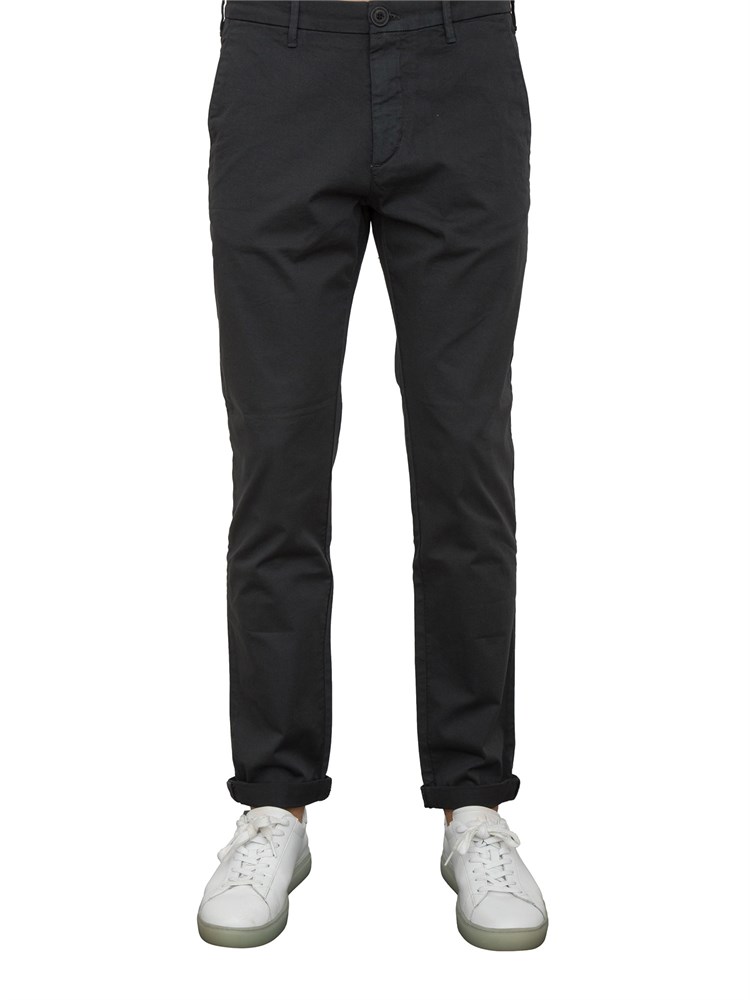Pantalone chino Aiace Galassi in gabardina stretch
nero