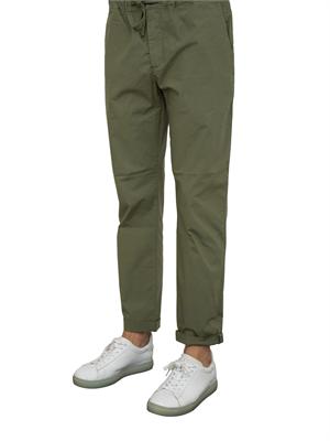 Pantalaccio Aiace Galassi in popeline di cotone verde in UOMO