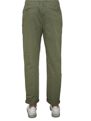 Pantalaccio Aiace Galassi in popeline di cotone verde in UOMO