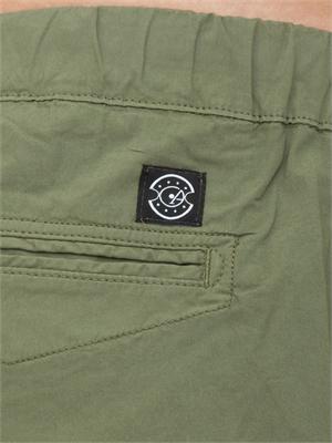 Pantalaccio Aiace Galassi in popeline di cotone verde in UOMO