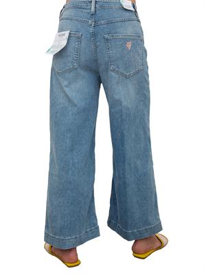 Jeans donna wide leg Guess Jeans con lavaggio medio in DONNA