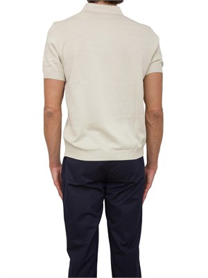 Polo Corneliani avorio in cotone in UOMO