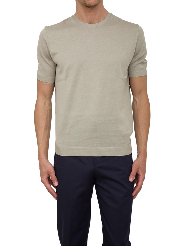 T-shirt in maglia girocollo Corneliani in cotone