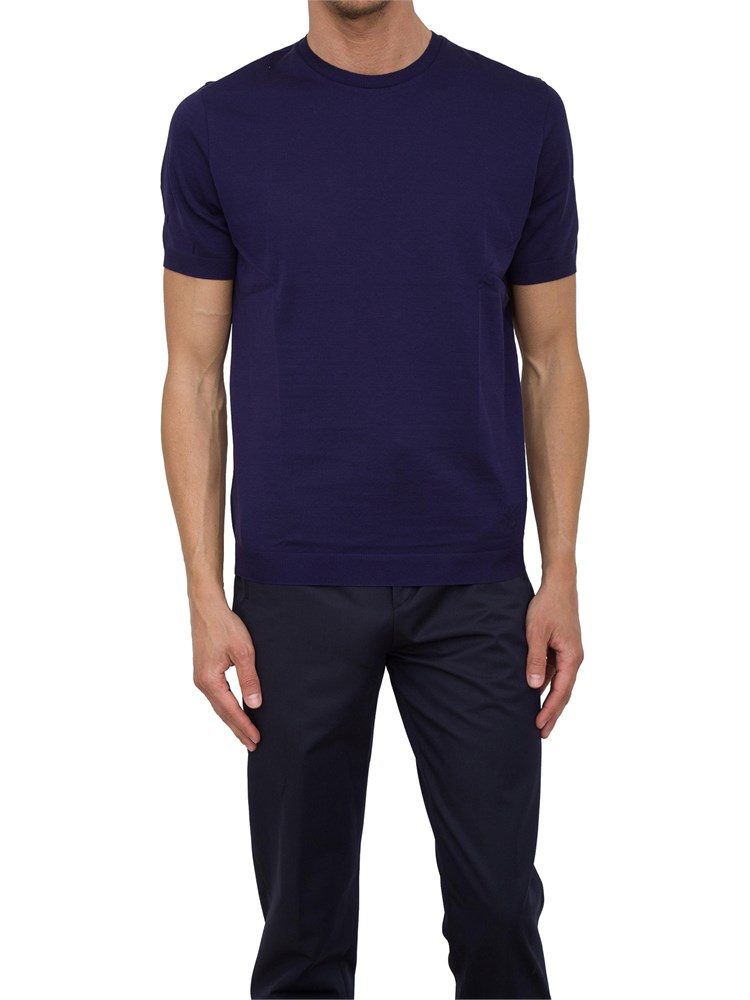 T-shirt in maglia girocollo Corneliani in cotone