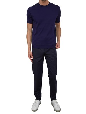 T-shirt in maglia girocollo Corneliani in cotone in UOMO