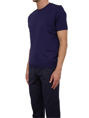 T-shirt in maglia girocollo Corneliani in cotone in UOMO