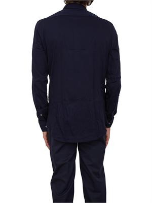 Camicia Corneliani blu in puro cotone in UOMO