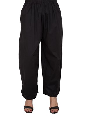 Pantalone nero Pinko modello balloon con coulisse in DONNA