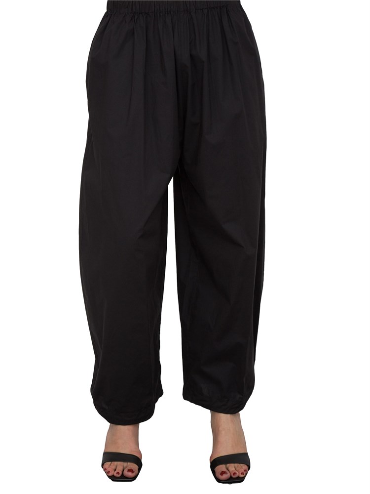 Pantalone nero Pinko modello balloon con coulisse
