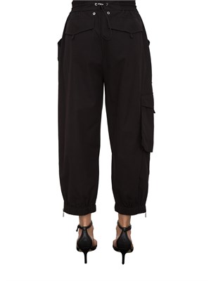 Pantalone nero Pinko modello cargo con maxi tasche in DONNA