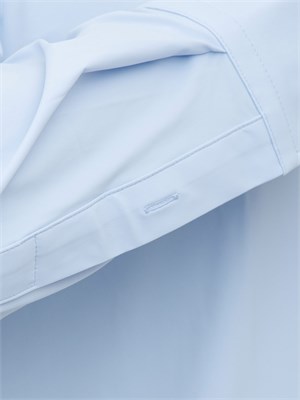 Camicia slim fit Boss azzurro in jersey di cotone in UOMO