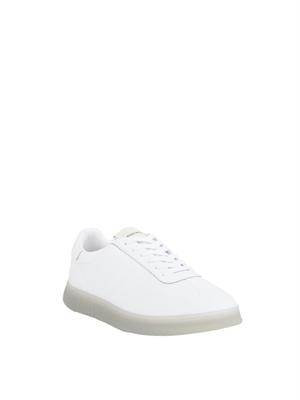 Sneaker uomo Emporio Armani in pelle bianca in UOMO